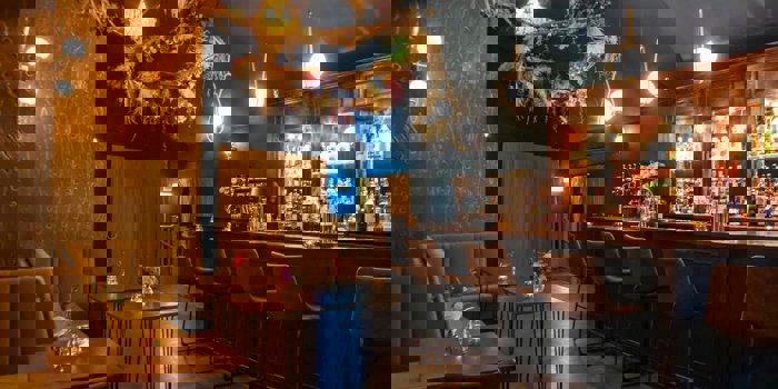 The bar at True Loves.