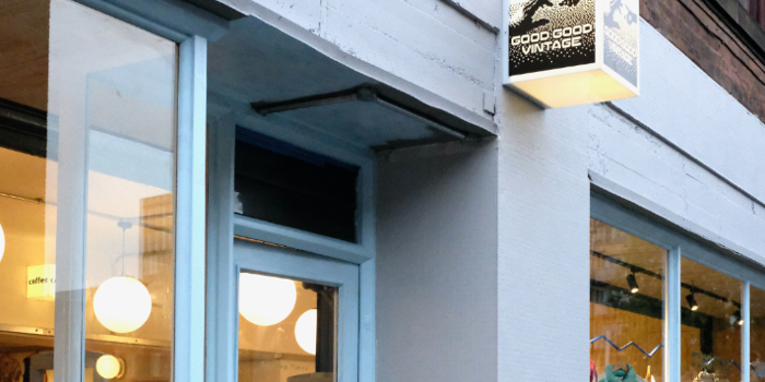 The exterior of Good Good Vintage.