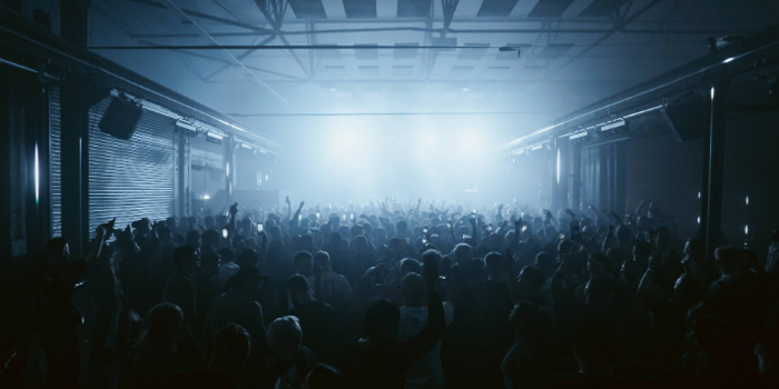 A concert at Forge Warehouse.