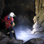 People learning to pothole.