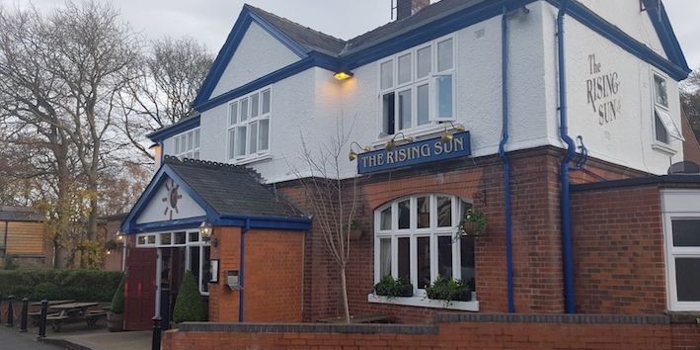 The exterior of the The Rising Sun.