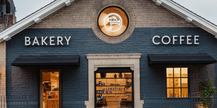 The exterior of Marmadukes - The Sorting Office